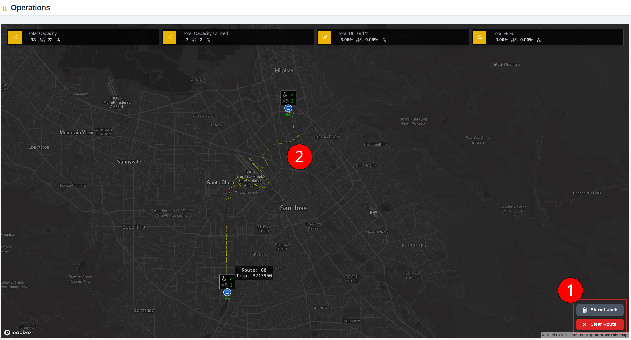 Route Selection View